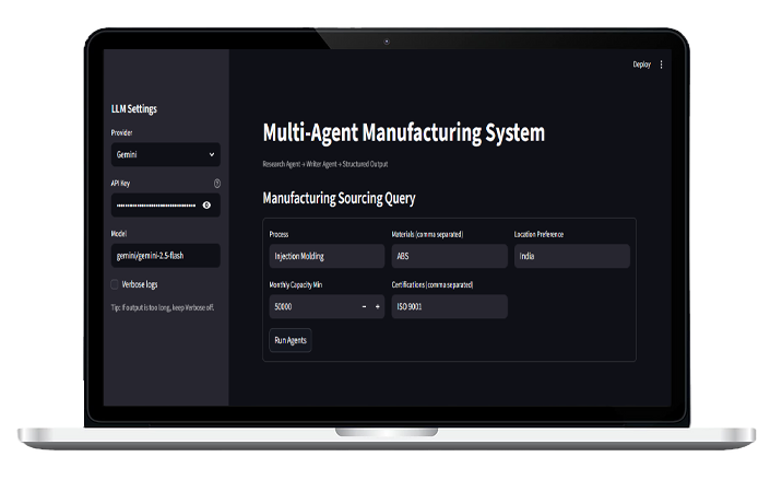 Multi-Agent Manufacturing System preview